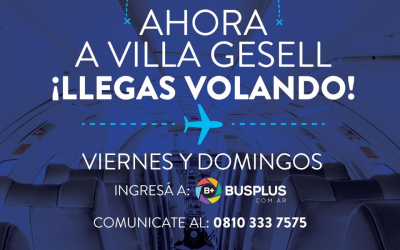 Villa Gesell recupera sus vuelos comerciales