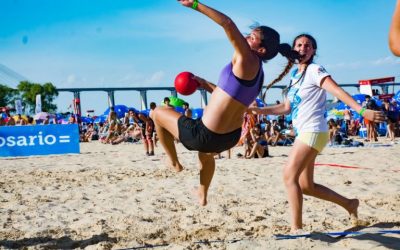 Escenario de los IV Juegos Sudamericanos de Playa 2019 en Rosario