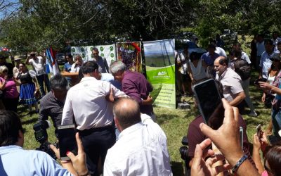 En Villa Ciudad Parque se reafirmó la cultura vinatera de Calamuchita con fiesta y visita a bodega