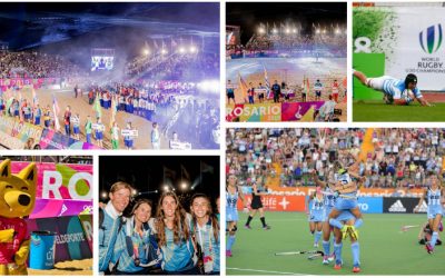 El deporte en Rosario de la arena al cesped no para