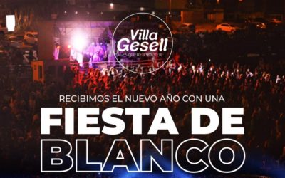 Fiesta de Blanco para recibir el 2020 en Villa Gesell