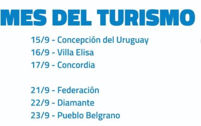 La Secretaría de Turismo de Entre Ríos realiza actividades por el Mes del Turismo