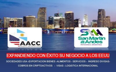 San Martin de los Andes te invita a la presentación de “ARGENTINE AMERICAN CHAMBER OF COMMERCE OF FLORIDA- MIAMI ´- EEUU (A.A.C.C)”
