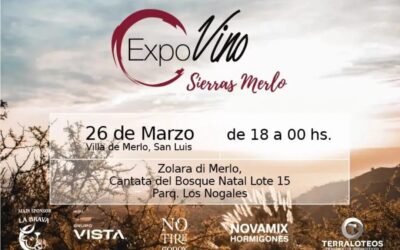 Villa de Merlo se prepara para el Primer “Expo Vino”