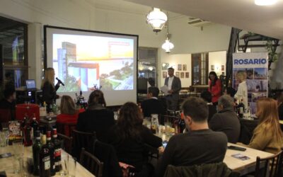 Rosario presentó sus “imperdibles” en Santa Fe y agasajó periodistas en su día con cata y taller de vermú