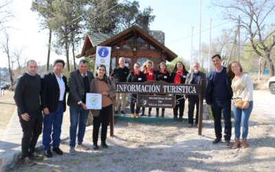 La Oficina de Información Turística de Villa Giardino recibió la distinción de Calidad Turística