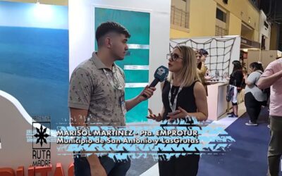 Las Grutas con stand propio en FIT para la temporada de verano de la playa más linda de Río Negro