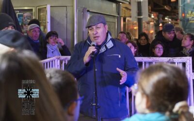 Villa de Merlo se promociona en la calle más transitada del país para los vuelos de verano