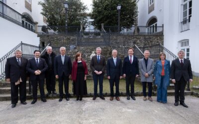 Camino de Brochero: Schiaretti junto con Esteban Avilés inició la misión institucional en España