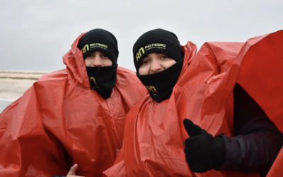 Las ballenas sorprendieron a un grupo de periodistas en el Puerto del Este