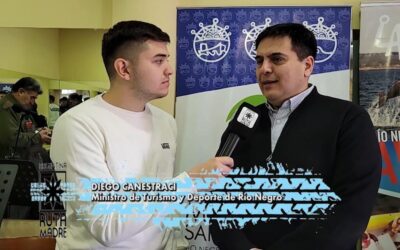 Cannestraci estuvo presente en la apertura de tempora de Avistaje de Fauna Marina en Las Grutas