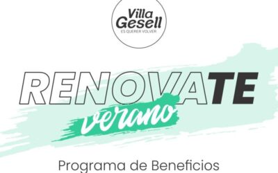 Villa Gesell lanzó el programa de beneficios “Renovate en Verano”