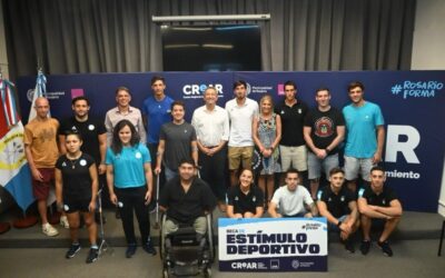 Atletas que participaron de los Juegos Panamericanos y Parapanamericanos de Chile recibieron una beca de Rosario