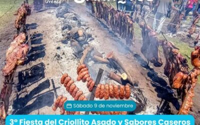 En Orense, llega la tercera edición de la Fiesta del Criollito Asado y Sabores Caseros