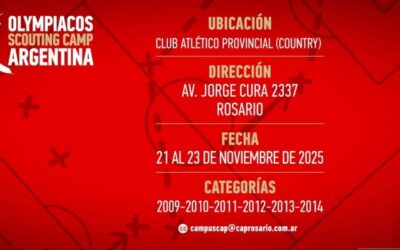 Olympiacos: Una delegación del Pireo visitará su Escuela en el Club Provincial de Rosario