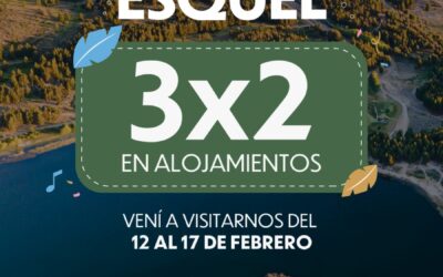 Esquel anunció un 3×2 en alojamientos para Carnaval y los próximos fines de semana largos